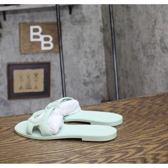 NWT Steve Madden Womens Jellie Jelly Slide Sandal JELL03S1 Light Green 7M - Picture 7 of 13